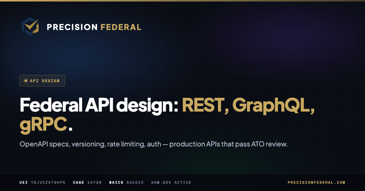 API Design for Federal Agencies | Precision Federal
