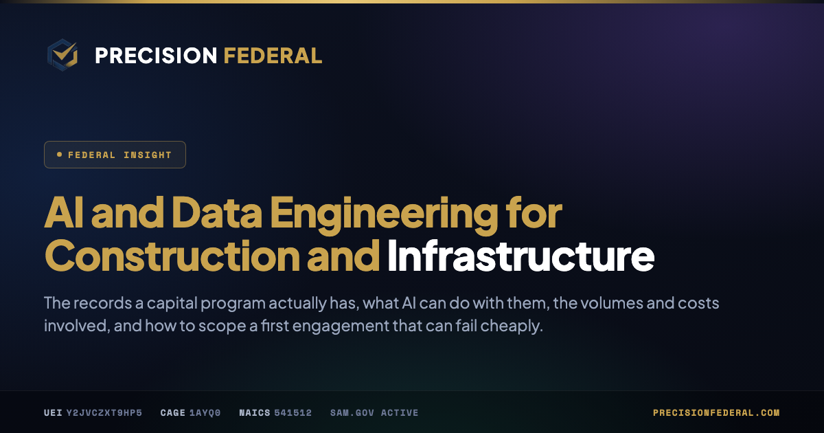 AI and Data Engineering for Construction and Infrastructure