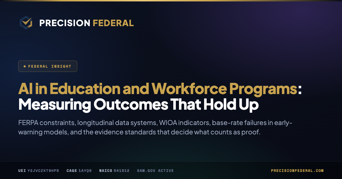 AI in Education and Workforce Programs: Measuring Outcomes That Hold Up