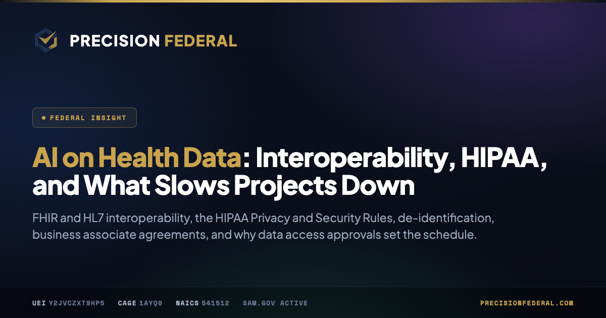 AI on Health Data: Interoperability, HIPAA, and What Slows Projects Down