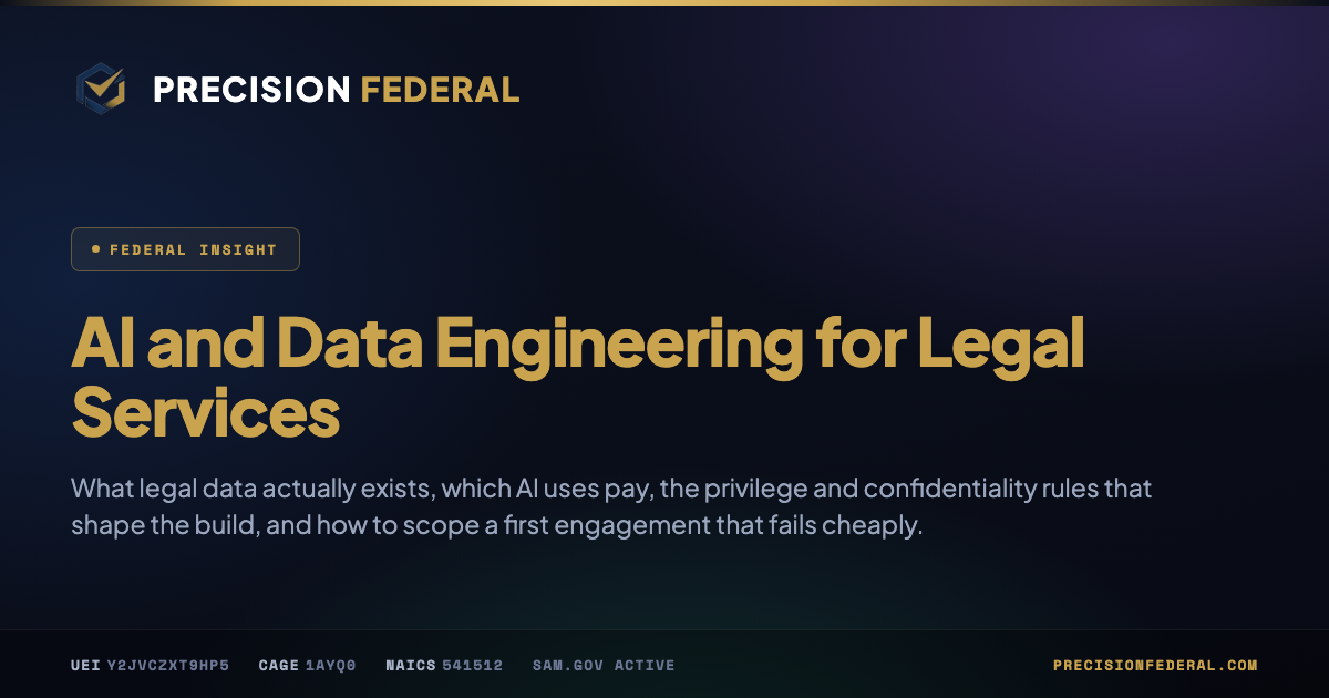 AI and Data Engineering for Legal Services