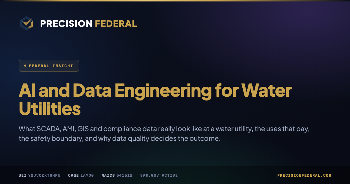 AI and Data Engineering for Water Utilities