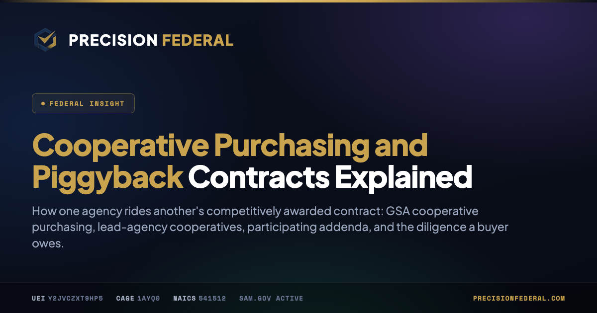 Cooperative Purchasing and Piggyback Contracts Explained