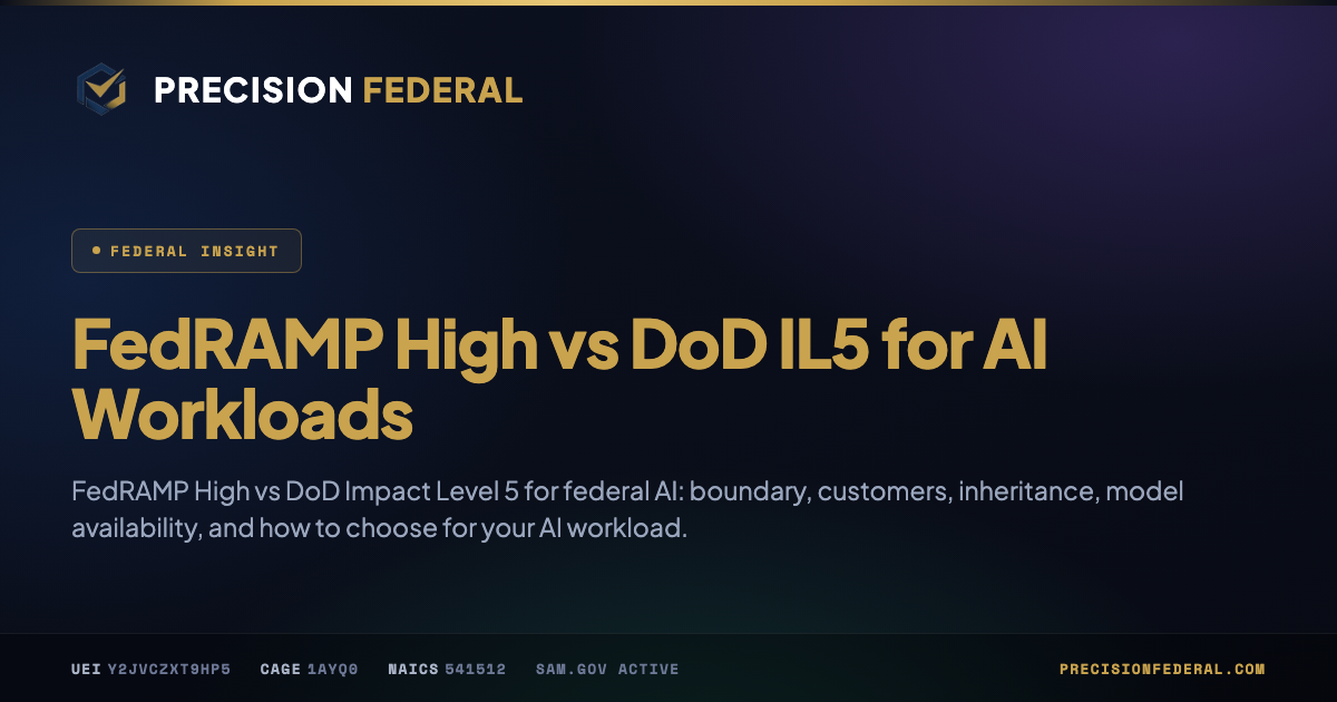 FedRAMP High vs DoD IL5 for AI Workloads