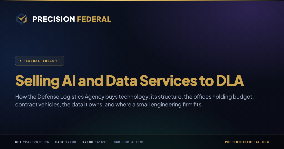 Selling AI and Data Services to DLA