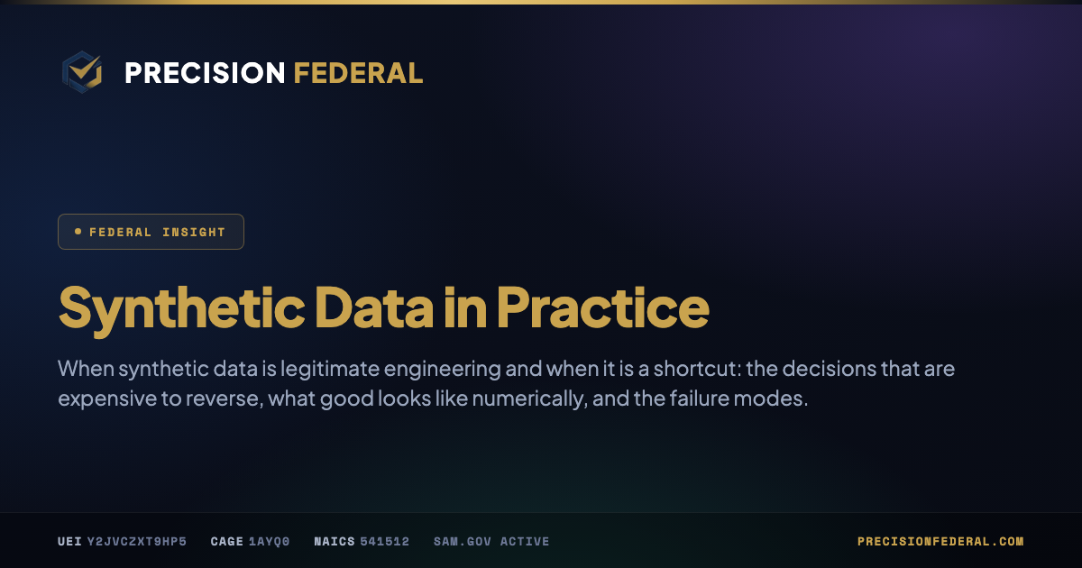 Synthetic Data in Practice