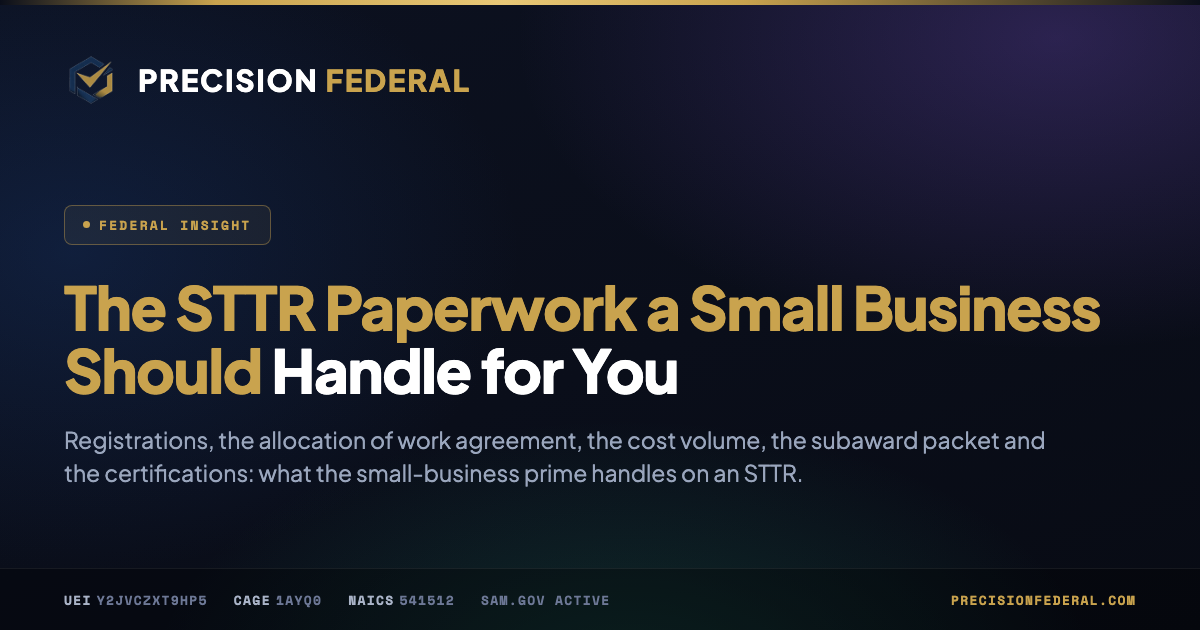 The STTR Paperwork a Small Business Should Handle for You