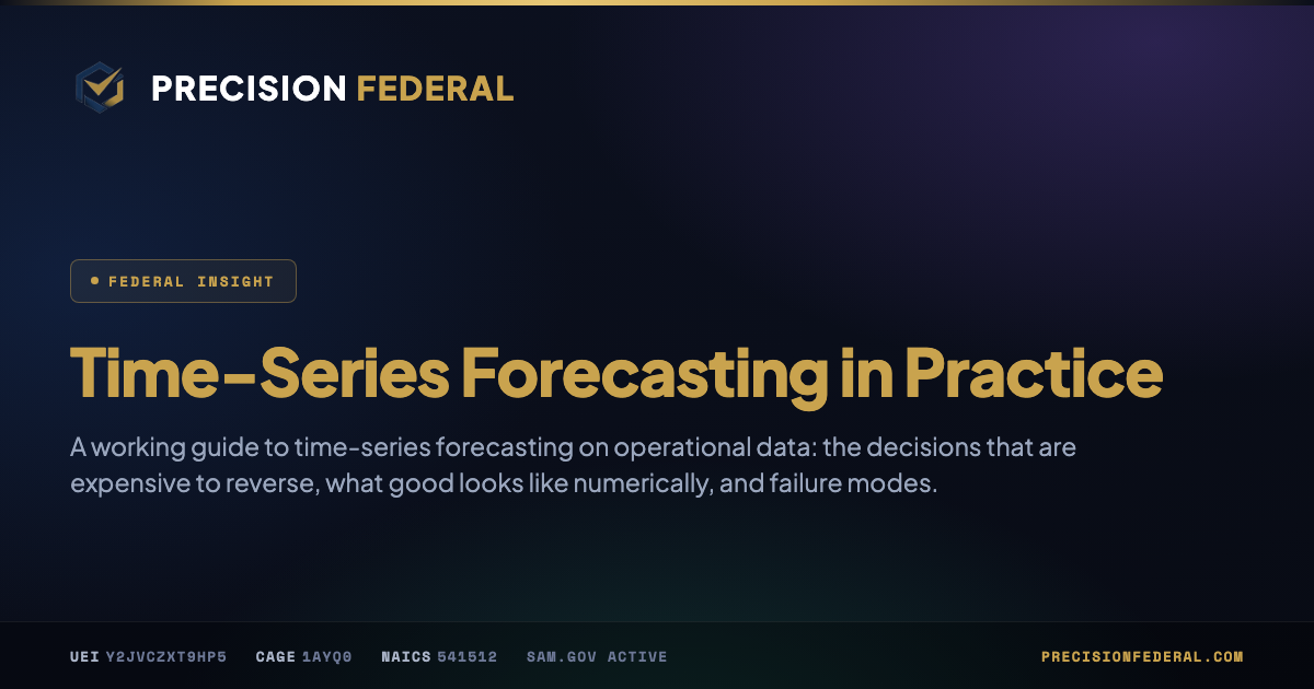 Time-Series Forecasting in Practice
